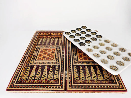The Grandmaster's Chess and Backgammon Set