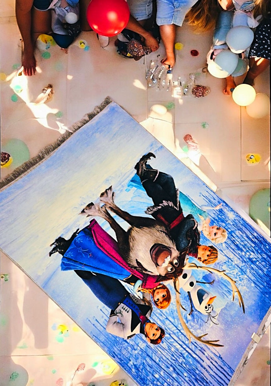 Snowy Magic Elsa Rug