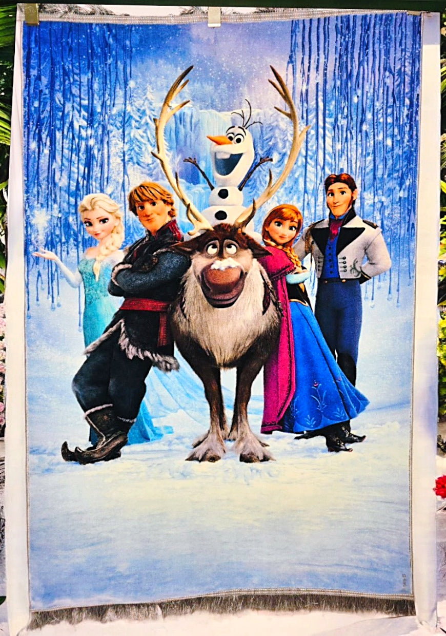 Snowy Magic Elsa Rug