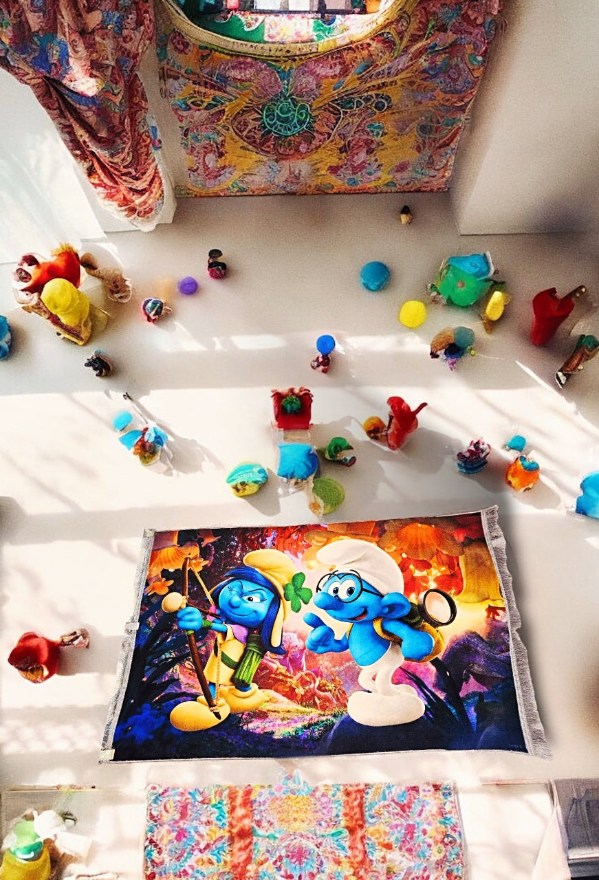 Smurftastic Adventure Rug