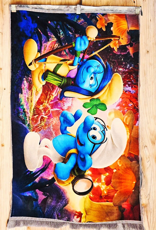 Smurftastic Adventure Rug